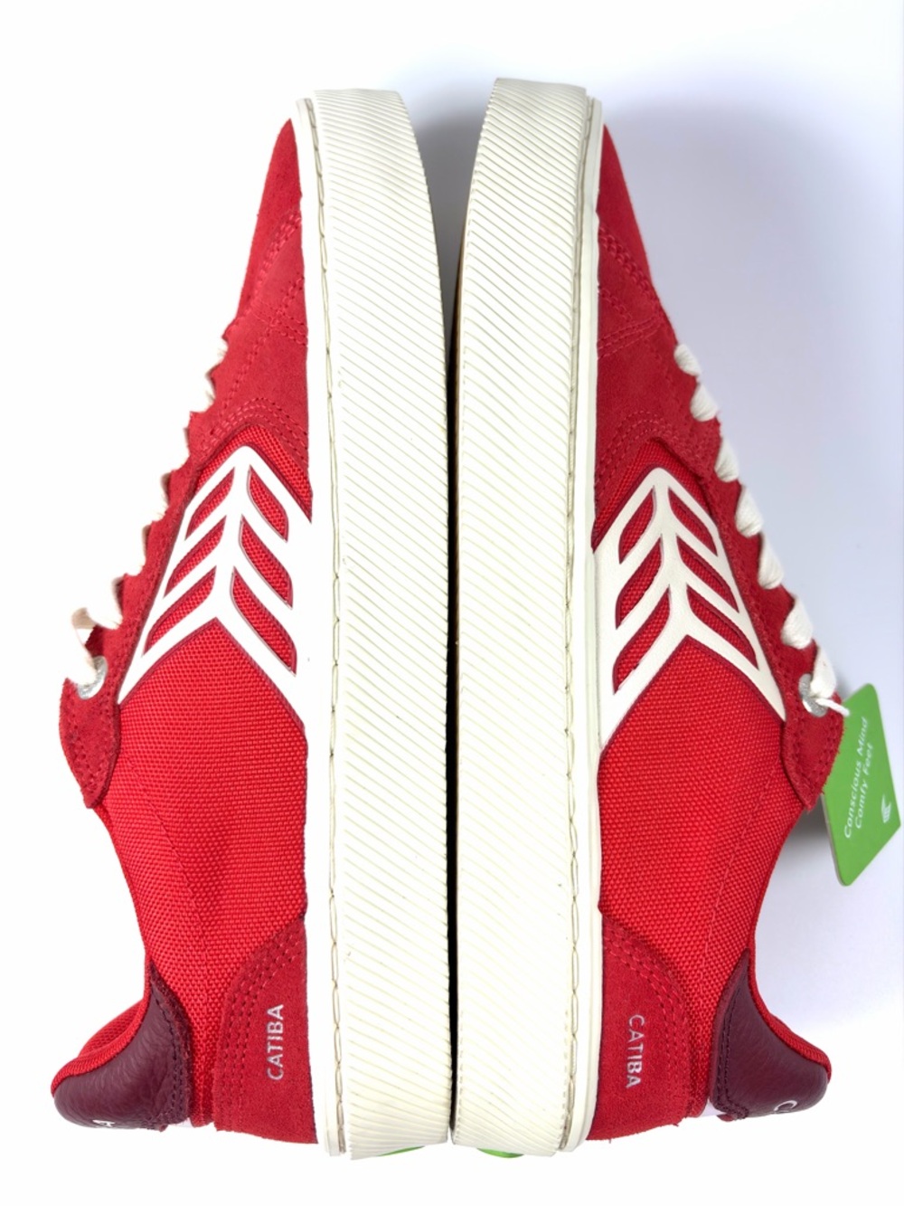 Cariuma Catiba Pro 2 Red Suede Sneakers NWT Men’s 9.5 / Women’s 11 EU 42 - Picture 4 of 9